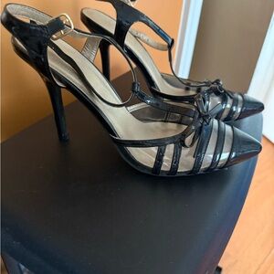 Elegant Black Strappy Heels